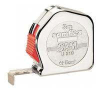 Mètre ruban - blocage et retour automatique - SAMFLEX - boîtier Zamac - 2Mx16 mm SAM OUTILLAGE