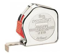 Mètre ruban - blocage et retour automatique - SAMFLEX - boîtier Zamac - 5Mx19 mm SAM OUTILLAGE