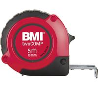 BMI Mètre-ruban twoCOMP 472341021 – 3 m, acier, largeur de bande 16 mm