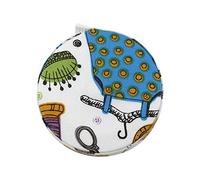 Mètre ruban coloré et rétractable pour les mesures du corps, longueur de la poitrine, en coton, motif floral coloré, ruban de couture avec fractures, règle de mesure 150 cm