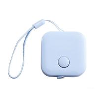 Mètre ruban compact 1 5 m rétractable souple pour couture et couture avec cordon, outil de mesure flexible pour corps et tissu (bleu)