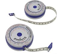 Mètre Ruban Corporel 200cm Rétractable 2 Mètre Ruban Corporel | Mesures précises bras, taille, hanches; plastique ; pour idéal suivi régime; lot économique 2 pièces