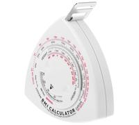 Mètre Ruban Corporel Bmi Calculateur Intégré, Plastique Léger | Marquages Précis, Format Compact, Mesure du Tour de Taille, Usage Fitness, Longueur 1,5 Mètre