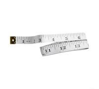 Mètre Ruban Corps 1.5m PVC Double Face cm/pouce(White) | face cm/pouces, lecture pour facile, mesures précises, idéal corps, maison