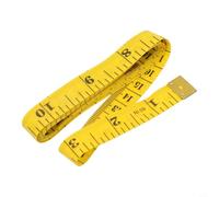 Mètre Ruban Corps 1.5m PVC Double Face cm/pouce(Yellow) | face cm/pouces, lecture pour facile, mesures précises, idéal corps, maison