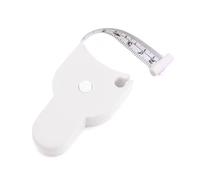 Metre Ruban Couture Couturière en plastique tailleur ruban à mesurer rétractable règle de mesure accessoires couture(White)