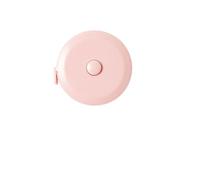 Metre Ruban Couture Règle rétractable Portable de 0,5 M, Mini ruban à mesurer, hauteur couture, rouleau Cm pouces, 1 pièce(Pink,2pcs)