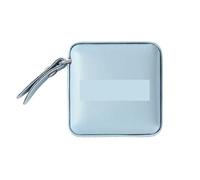 Metre Ruban Couture Ruban à mesurer rétractable bouton poussoir, double face en pouces CM for la couture du corps, outils de tailleur, mesure tissu(Square Blue)