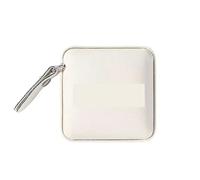 Metre Ruban Couture Ruban à mesurer rétractable bouton poussoir, double face en pouces CM for la couture du corps, outils de tailleur, mesure tissu(Square White)