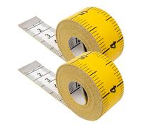 Mètre ruban de couturière, 2 pièces, mètre ruban universel d'une longueur totale de 200 cm, cordon 2 en 1 avec graduation en CM et en pouces, mesure de vêtements, graisse corporelle