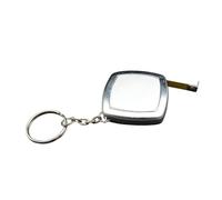 Mètre ruban de poche rétractable porte-clés petit mètre ruban en acier outil de mesure portable 2 mètres
