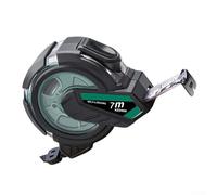 Mètre ruban de précision avec fonction de correction de point et marquages haute visibilité pour des lectures précises dans différentes conditions d'éclairage (transparent, 7 m x 25 mm)