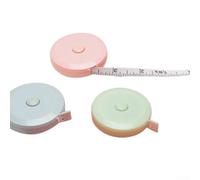 Mètre ruban de précision portable avec double échelle métrique pour le suivi de la taille, des hanches, de la poitrine et le développement de patrons de couture (3 pièces)