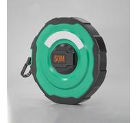 Mètre ruban double face avec poignée rétractable pour projets de construction, d'aménagement paysager et d'amélioration de la maison (50 m)