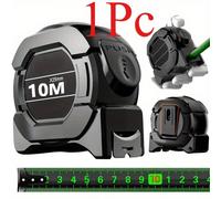 Mètre ruban en acier à auto-verrouillage haute précision - fluorescent et résistant à l'usure, mesures métriques 5m/8m/10m 7,5Mx25mm,5Mx19mm,5Mx25mm,10Mx25mmAcier au carbone