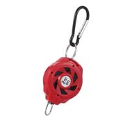 Mètre ruban en acier avec porte-clés, portées de 2 m, Red | Lame en acier avec échelle gravée claire pour des lectures précises dans plusieurs réglages pour diverses
