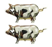 Mètre ruban en métal transparent doré 2 grande taille | Échelle claire et haute précision pour des rénovations de mesure précises, le dessin et les activités de construction de