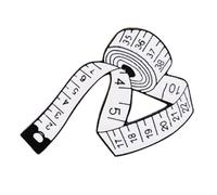 Mètre Ruban Épinglettes Épinglettes Badges Revers Vêtements Décors Fine AR