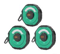 Mètre ruban fiable avec coque en TPR pour plus de durabilité et une utilisation flexible dans l'amélioration de la maison et les tâches professionnelles (50 m)