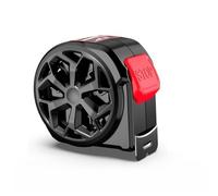 Mètre ruban fluorescent autobloquant 5 m/7,5 m/10 m avec lame en acier à haute teneur en carbone pour chantier et usage domestique, résistant à l'usure et à la rouille, design compact pour mesure de