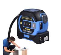Mètre ruban infrarouge, ruban à mesurer automatique | Mètre ruban infrarouge | Instrument de mesure auto-scellant, conception pratique pour le volume de surface de Pythagore