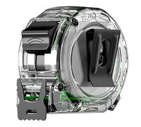 Mètre ruban lumineux - Mètre ruban autobloquant avec boîtier transparent, outil de mesure fluorescent, mesure de la distance dans la construction, accessoires de menuiserie | Outil de construction