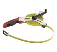 MESURE LONGUE A POIGNEE RUBAN ACIER 30M SAM OUTILLAGE - LU83