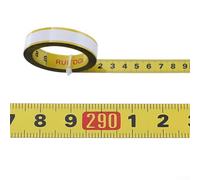 Mètre ruban métrique à forte adhérence, spécialement conçu pour une utilisation professionnelle dans les environnements de travail du bois (moyen 3 mètres)