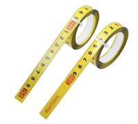 Mètre ruban métrique à forte adhérence, spécialement conçu pour une utilisation professionnelle dans les environnements de travail du bois (moyen 2 mètres)