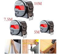 Mètre ruban métrique en acier inoxydable 5/7,5/10 m Rétractable avec mécanisme autobloquant résistant à l'usure pour la maison, le jardin, les ateliers (5 m)