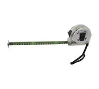 Mètre ruban phosphorescent en acier inoxydable 10 m x 25 m haute précision en acier au carbone pour chantiers de construction et travaux d'amélioration de la maison Vert