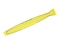 Mètre ruban pliable 80 cm double échelle jaune portable | Matériau ABS robuste, imperméable pour l'eau salée et l'eau douce, pour une utilisation résistante aux chocs par temps