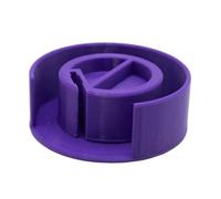Mètre ruban portable de rangement pour mesures corporelles, petite règle souple avec étui de rangement en plastique, double face centimètre et échelle en pouces pour couture et travaux manuels Violet