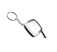 Mètre ruban porte-clés 2 mètres petit ruban en acier taille de poche rétractable pour utilisation intérieure ou extérieure Outil de mesure