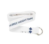 Mètre ruban pour cheval, ruban couture mesure, mètre couture pliable, PVC premium, double graduation kg et taille - Précision élevée, boucles métalliques pratiques, idéal élevages & soins équins,