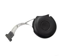 Mètre ruban pour couture de corps, règle de taille rétractable avec design anti-bruit, outil de mesure portable en tissu de 2 m (noir)