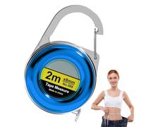 Mètre ruban pour couture et mesure du corps - Ruban flexible de 79 pouces avec boucle porte-clés | Ruban portable de poche pour vêtements, voyages et maison, idéal pour tailleur, travaux manuels et