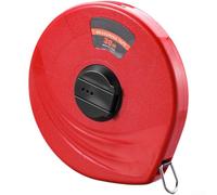 Mètre Ruban pour fibre de Verre 10m, Double Échelle, Boîtier ABS(Red 30) | Pour Gros Œuvres, Léger et Incassable, pour idéal Maçons, pour fibre de Verre Pure, Longueur 10m