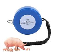 Mètre ruban pour le poids des animaux d'élevage - Mètre ruban rétractable pour bovins et chèvres, mètre professionnel et précis conçu pour les porcs et les animaux de ferme