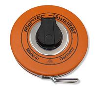 Mètre Ruban Professionnel 30 m en Acier - Graduation Millimétrique, Rétractable, Boîtier Métallique Robuste, Revêtement Anticorrosion avec Laque Blanche - Début De Mesure “B”