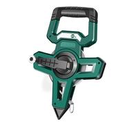 Mètre ruban professionnel étanche facile à utiliser et outil de mesure 30/50/100 m pour la construction, la décoration de la maison, long outil de mesure en bois, boîtier en ABS industriel, résistant