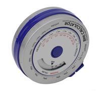 Mètre ruban rétractable 150 cm/200 cm avec calculatrice IMC pour mesure du corps, outil de suivi de régime pour taille, poitrine, hanches, règle de mesure en plastique (3 pièces, bleu)