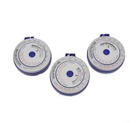 Mètre Ruban Rétractable BMI 150cm pour Mesure Corporelle - Outil de Régime avec Verrouillage Automatique pour Taille et Hanches(3PCS blue)