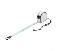 Mètre ruban rétractable de 300 cm avec lame finition mate et bouton de verrouillage automatique pour couture et circonférence d'arbre