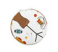 Mètre ruban rétractable doux pour mesures corporelles, longueur poitrine, taille, coton, motif floral coloré, avec fractures, règle de 150 cm