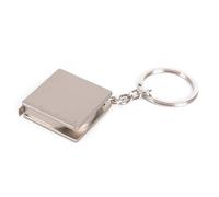 Mètre ruban rétractable petit format de poche avec graduation transparente pour mesurer la traction, idéal pour la maison et l'extérieur