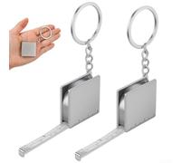 Mètre ruban rétractable porte-clés 120 cm pour mini règle en acier étanche pour loisirs créatifs, fêtes, voyages