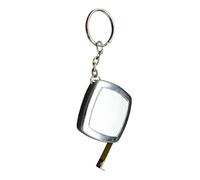 Mètre ruban rétractable porte-clés 2 mètres petit acier taille de poche outil de mesure portable outil de mesure étudiant