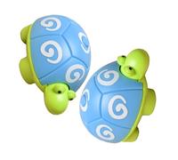 Mètre Ruban Rétractable Tortue Dessin Animé 1m, Double Face Souple | Plastique ABS, Compact et Portable, pour Tissus et Lignes Courbes, Usage Quotidien et Couture