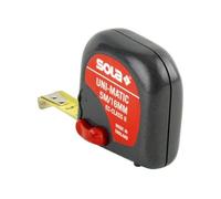 Sola 50012501 Mètre à Ruban Uni-Matic UM 3, Rouge/noir, 3 m